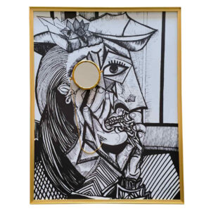 CUADRO FRAGMENTO DEL SER CON MARCO 80x4x100 CM