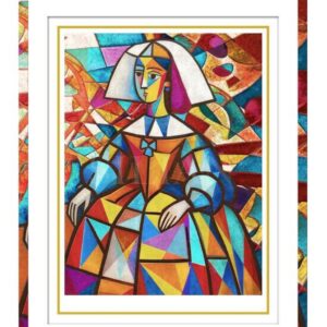 CUADRO LA NOBLEZA DEL PRISMA CON MARCO 60x4x80 CM
