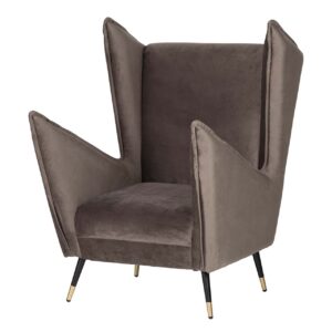 SILLON VELVET INFERNO 85x90X110 CM