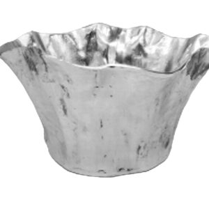 CHAMPANERA TRONCO PLATEADA 41x36x23 CM