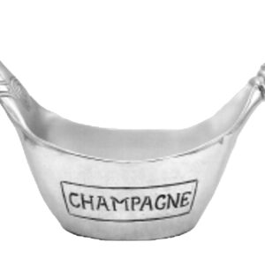 CHAMPANERA PLATEADA 43x19x24 CM