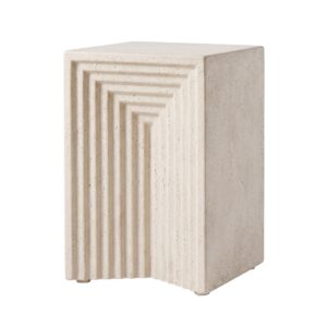 MESA AUXILIAR/TABURETE MARRON SEDIT 40x40x48 CM