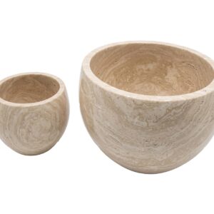 SET 2 MACETEROS MARRONES 49x49x38 34x34x27 CM