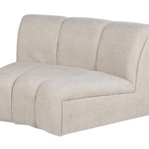 SOFA MODULAR BEIGE CHENILLA 130x100x71 CM