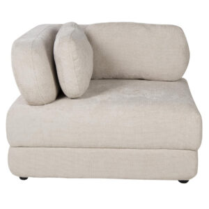 SOFA MODULAR BEIGE CHENILLA 100x100x72 CM