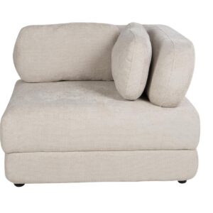 SOFA MODULAR BEIGE CHENILLA 100x100x72 CM