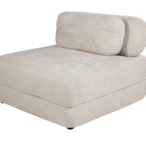SILLON MODULAR BEIGE CHENILLA 100x100x72 CM