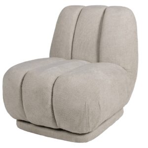 SILLON CHENILLA BEIGE 73x87x76 CM