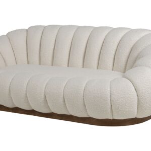 SOFA BOUCLE BEIGE 185x96x66 CM