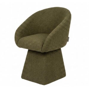 SILLA CHENILLA VERDE SYLPH GIRATORIA 63x65x72 CM