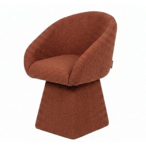 SILLA CHENILLA NARANJA SYLPH GIRATORIA 63x65x72 CM