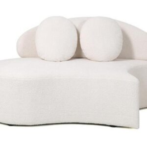 SOFA MODULAR CHENILLA BEIGE 170x97x72 CM