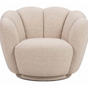 SILLON CHENILLA BEIGE 88x82x70 CM