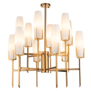 LAMPARA TECHO METAL CRISTAL 92x92x99 CM