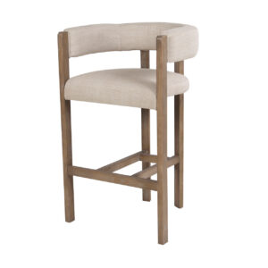 TABURETE BAR FRESNO BEIGE 61x55x97 CM