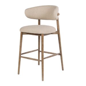 TABURETE BAR FRESNO BEIGE 59x58x107 CM