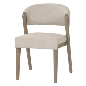 SILLA MADERA FRESNO BEIGE 53x56x79 CM
