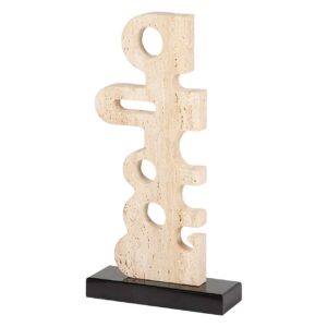 FIGURA MARMOL BEIGE 22x8x43 CM