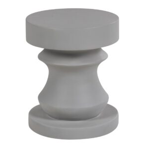 MESA AUXILIAR / TABURETE BEIGE 39x39x46 CM