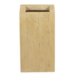 PLANTERO FIBRA MARRON 34x34x51 CM