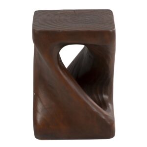 MESA AUXILIAR / TABURETE MARRON 30x30x41 CM