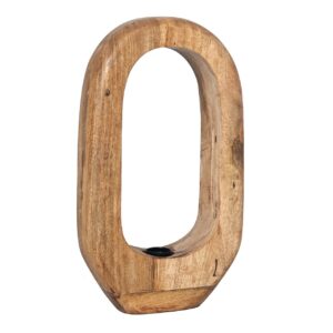 LAMPARA DE SOBREMESA MADERA MANGO 25x10x45 CM