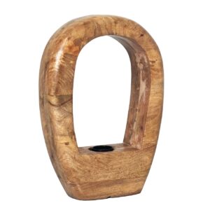 LAMPARA DE SOBREMESA MADERA MANGO 23x10x35 CM