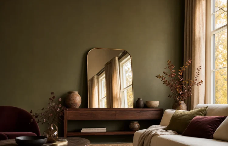 Espejos decorativos: cómo multiplicar la luz en otoño