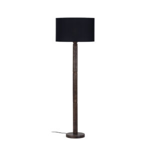 Lámpara de Pié sin pantalla 26x26x127 Madera de Mango -- Nogal