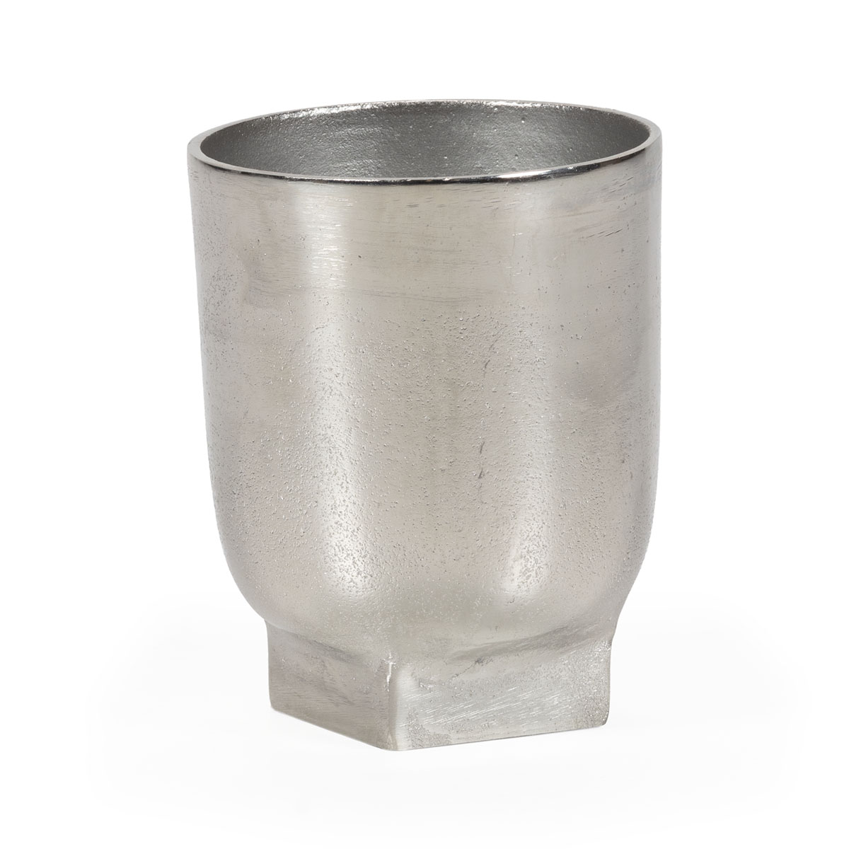 Macetero 12x12x15 Metal -- Nickel