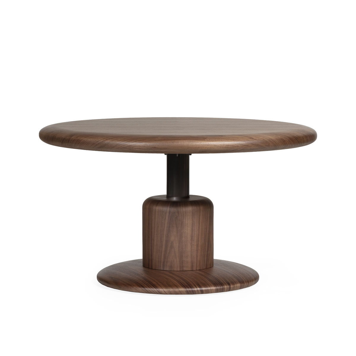 Mesa Comedor 135x135x75 Chapa Nogal -- Nogal