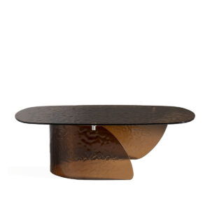 Mesa de Centro 120x70x38 Cristal Templado -- Ámbar
