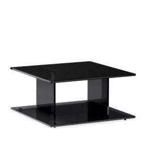 Mesa de Centro 60x60x29 Cristal -- Ahumado