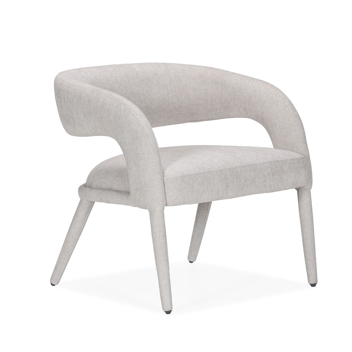 Sillón 66x66x66 Tela/Metal -- Gris