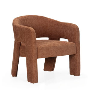 Sillón 66x73x74 Tela -- Terracota