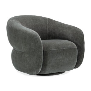 Sillón Giratorio 91x90x76 Tela -- Gris Oscuro
