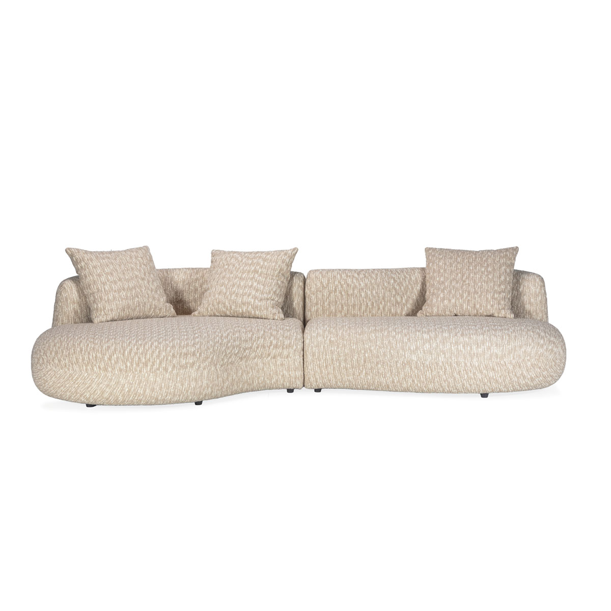 Sofá 330x152x73 Tela -- Beige