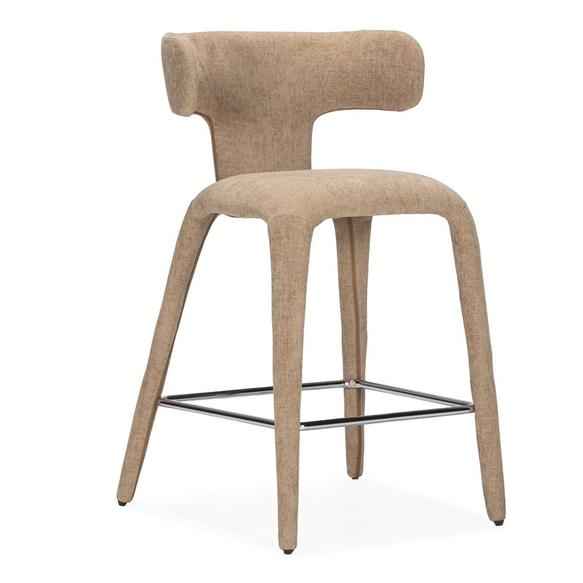 Taburete 59x55x90 Tela -- Beige